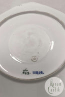 Royal Copenhagen Blaue geriffelte Untertasse Nr. 463