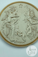 Stephen Sinding: Bing og Grøndahl bisquit platter "Et Barn er født i Bethlehem"