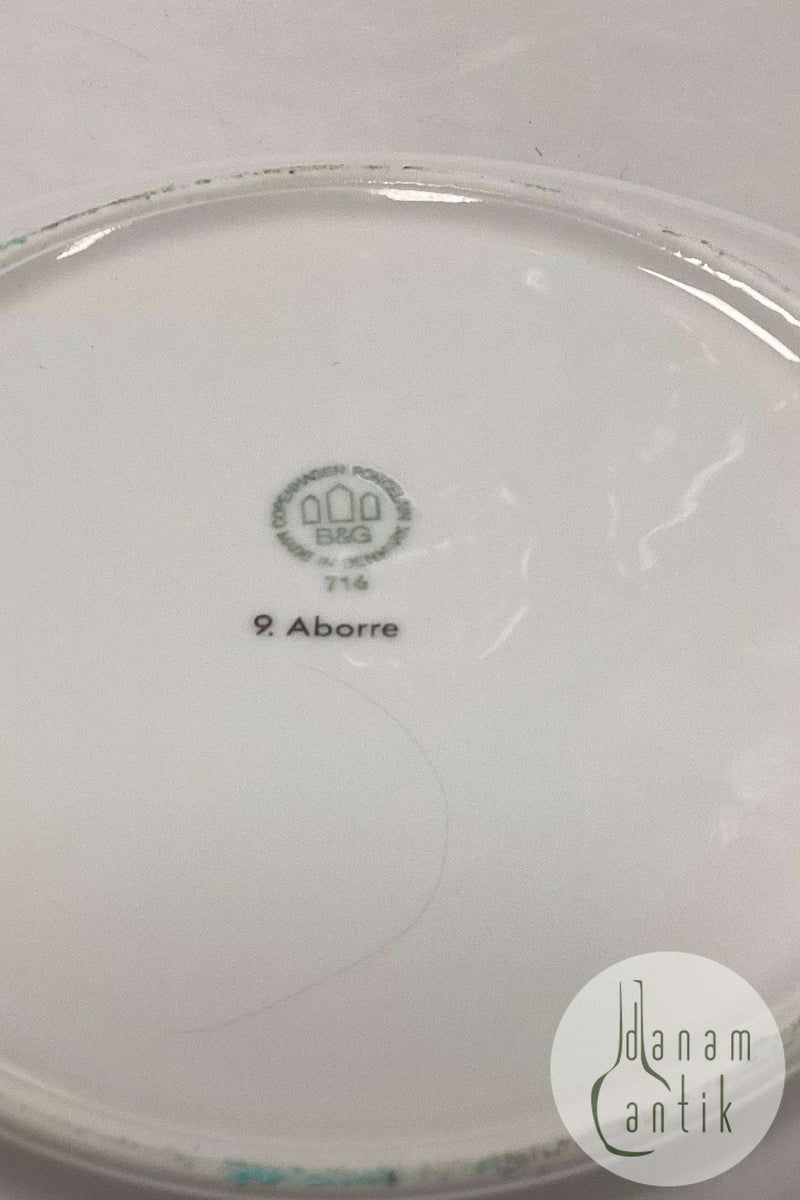 Bing and Grondahl Blue Tone Fish Plate Motif 9 Perch No. 716