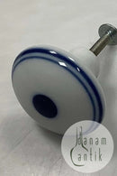 ロイヤルコペンハーゲン ブルーペイント/ブルーフルーテッドノブ/取っ手