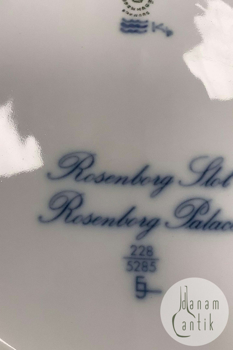 Kæmpe Royal Copenhagen Platte med Rosenborg Slot No. 228/5285