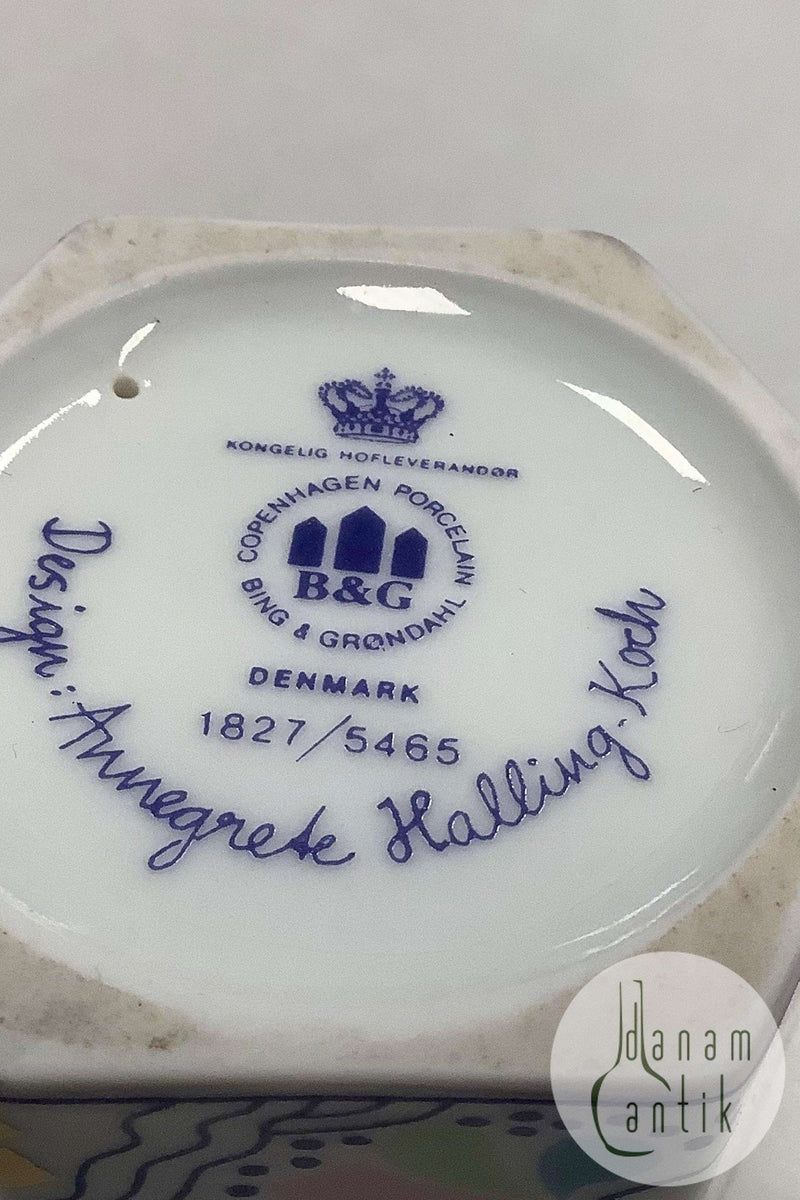 Bing og Grøndahl Fyrfadslysestage af Annegrete Halling-Koch No. 1827/5465