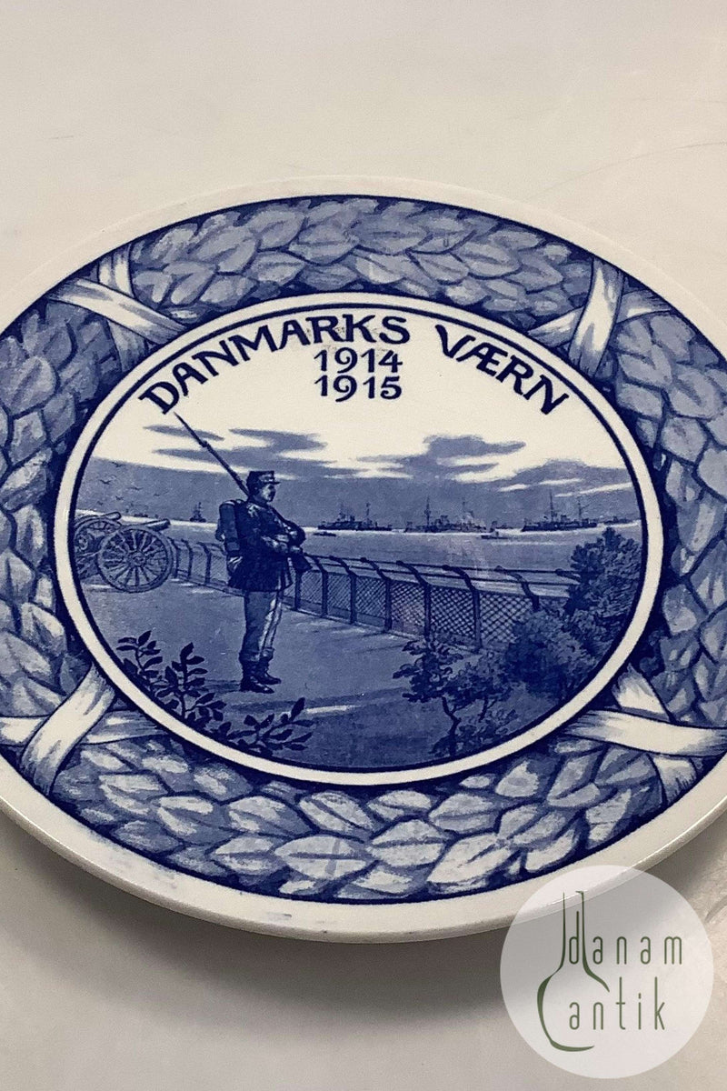 Aluminia Minde Platte Danmarks Værn 1914-1915