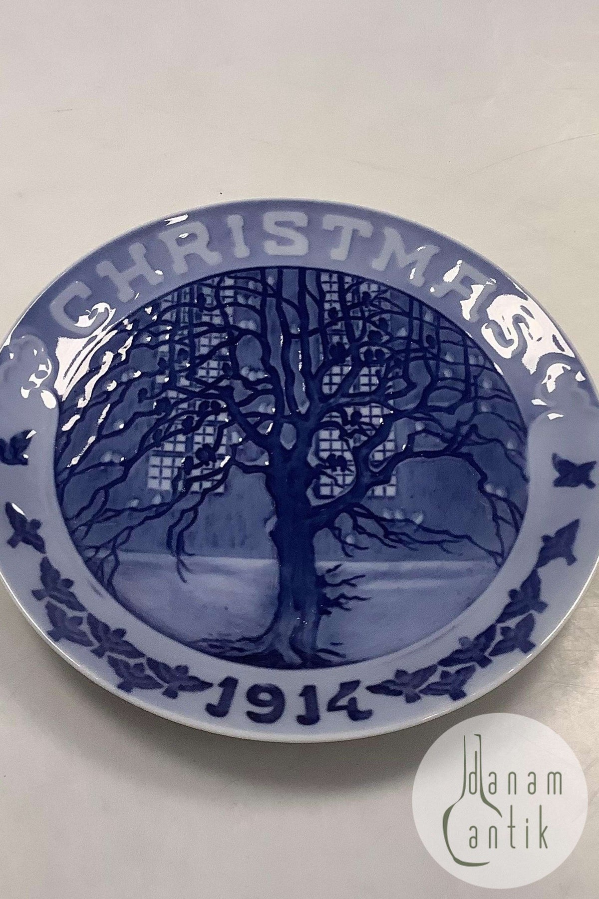 ロイヤルコペンハーゲン クリスマスプレート（1914年製） 英文名