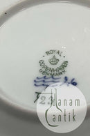 Royal Copenhagen Musselmalet Riflet Sidetallerken No. 423  Måler 13cm / 5.12 inch