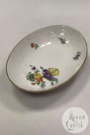 Bing and Grondahl Saxon Flower, White oval dish Shop sample No. 16