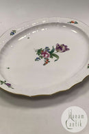 Royal Copenhagen Saxon Flower Light Oval Serving Dish No 1559