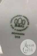 Bing and Grondahl Grey Orchid Serving Dish No. 316