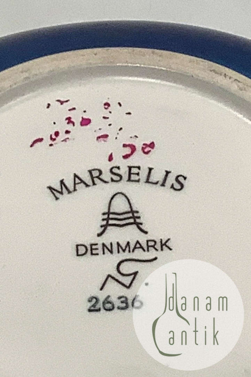 Aluminia Marselis Blå Skål No 2636