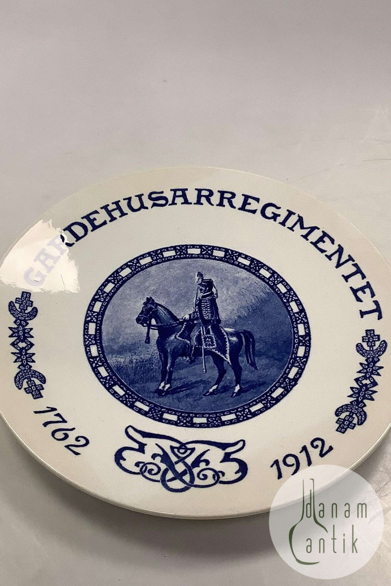 Aluminia Gardehusarregimentet 1762 - 1912 Jubilæums Platte