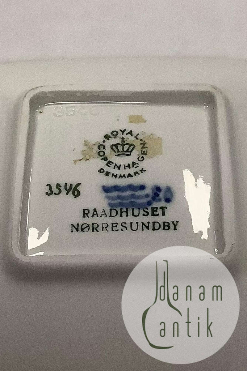 Royal Copenhagen Skål og askebæger Raadhuset Nørresundby No 3546