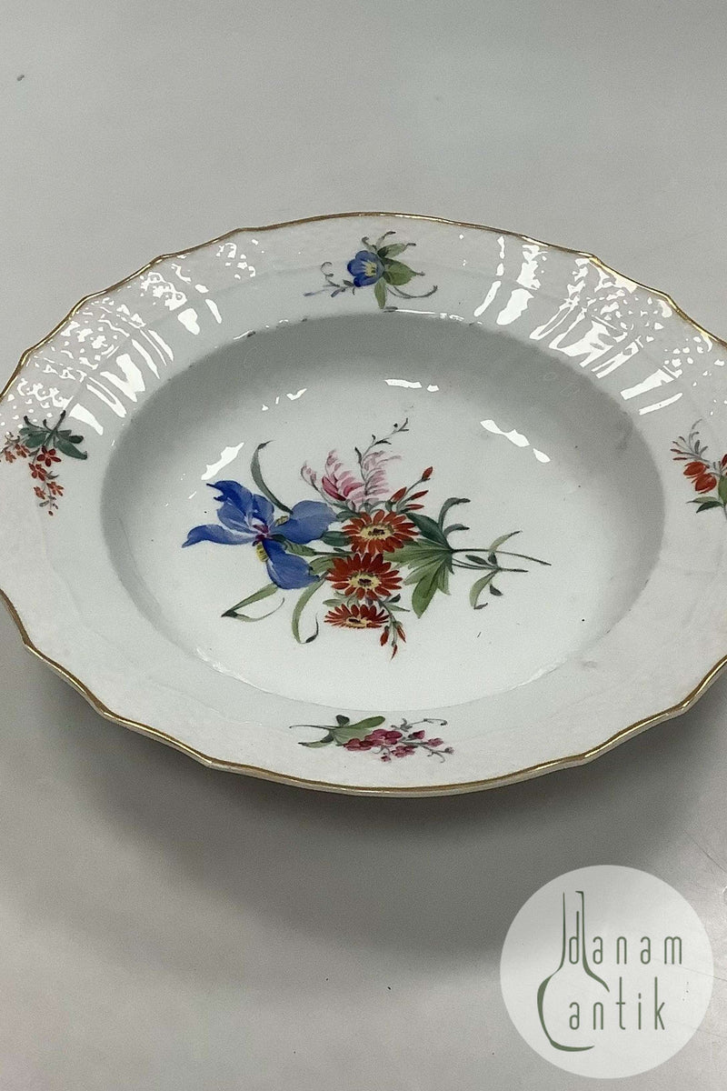 Antique Royal Copenhagen Light Saxon Dinner Plate