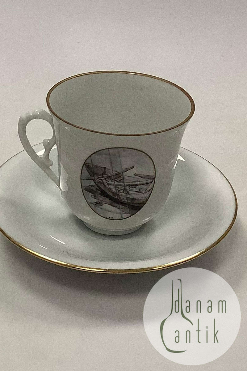 Bing og Grøndahl Carl Larsson Kaffekop og underkop No. 4507 / 305 Motiv 7