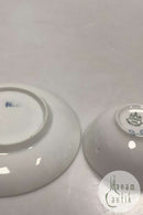 Bing und Grondahl Jugendstil weiße Kaffeetasse und Untertasse