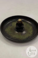 Dansk Bronze Skål med Abe Ildfast