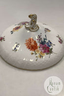 Antik Royal Copenhagen Saksisk Blomst Låg til skål