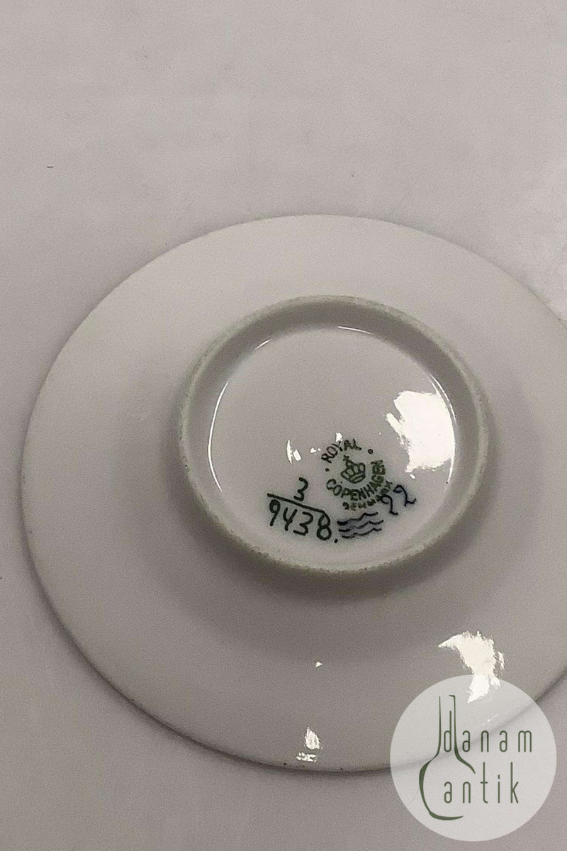 Royal Copenhagen Sort Musselmalet Riflet Caviar Skål No. 9438