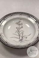 Royal Copenhagen Privat malet Flora Danica Dybtallerken der ikke er lavet færdig