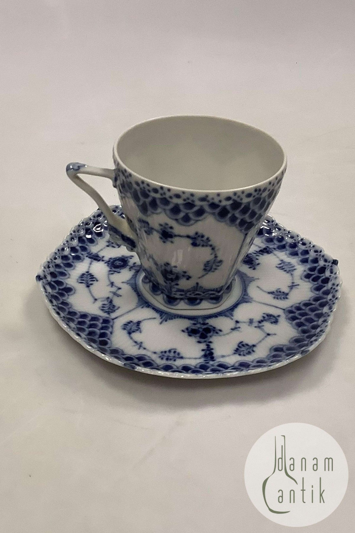 ロイヤルコペンハーゲン ブルーフルーテッド コーヒーカップ No 1036