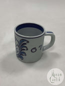 Royal Copenhagen Aluminia Dronning Margrethe Lille Årskrus fra 1967