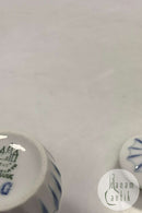 Bing og Grøndahl Dickens Sommerfugl Sennepskrukke med Låg No. 52 C