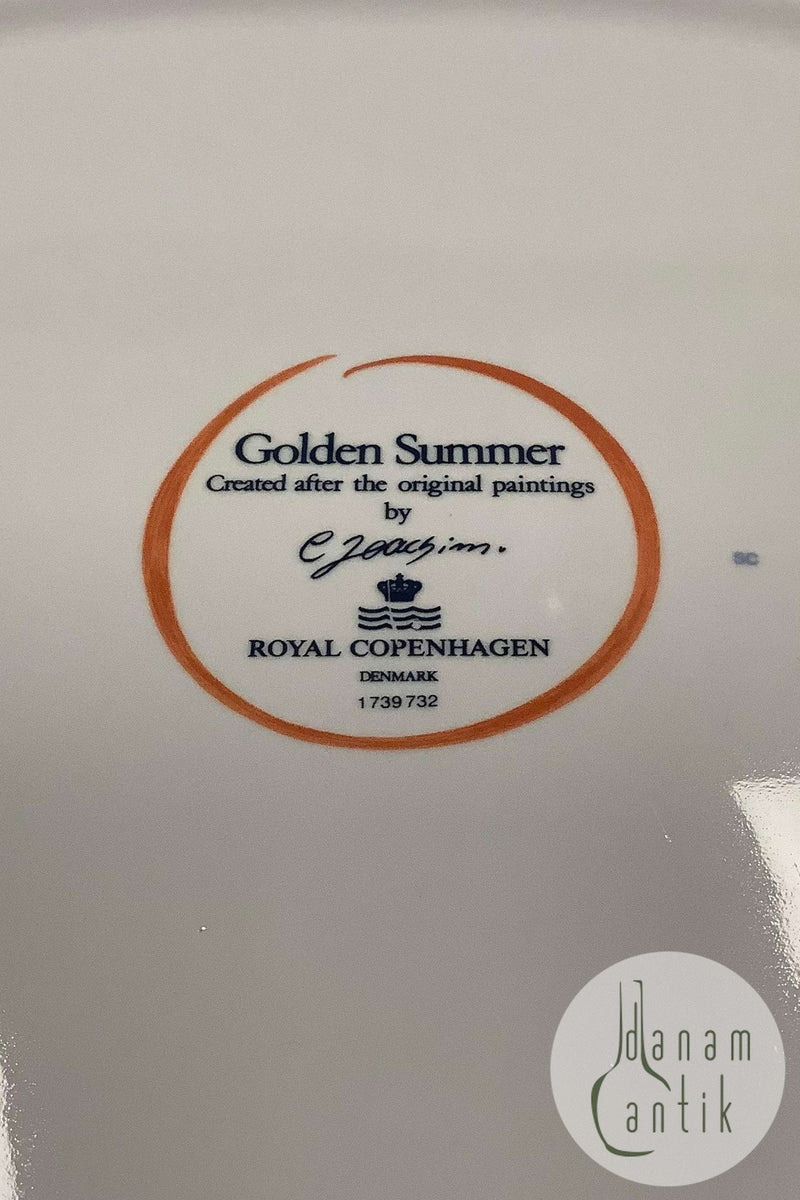 Royal Copenhagen Golden Summer / Gylden Sommer Serving Dish No 732