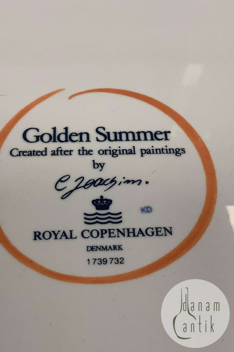 Royal Copenhagen Golden Summer / Gylden Sommer Serving Dish No 732