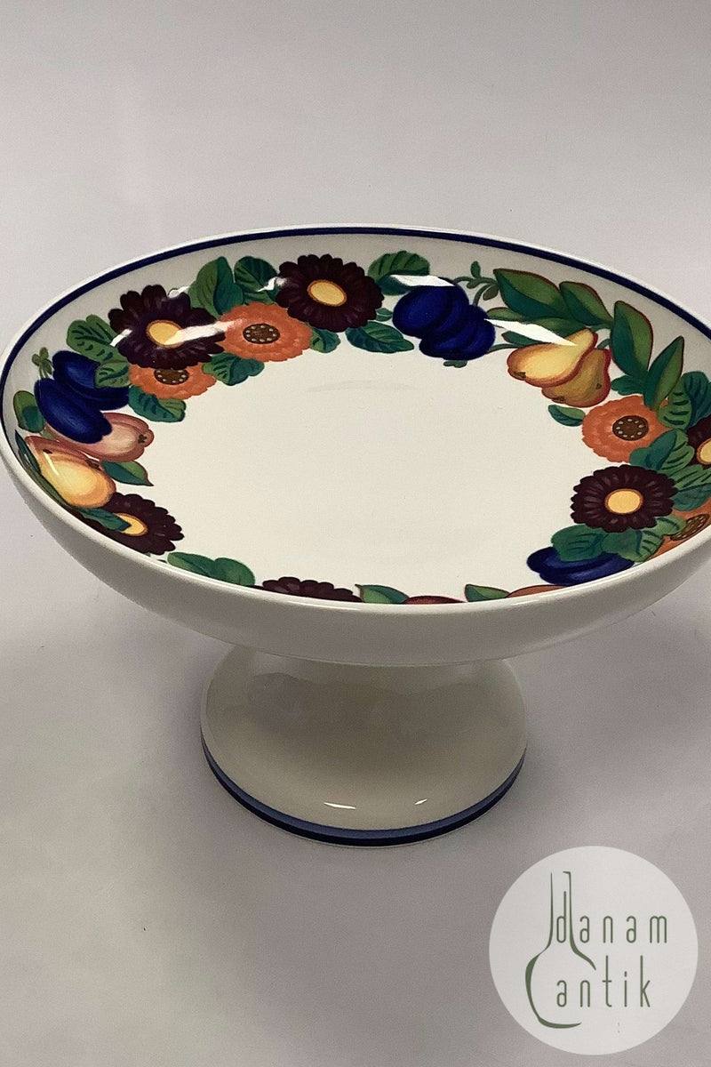 Royal Copenhagen Golden Summer / Gylden Sommer centerpiece på Fod No. 753