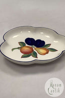 Royal Copenhagen Golden Summer Leaf Shaped Bowl No 356