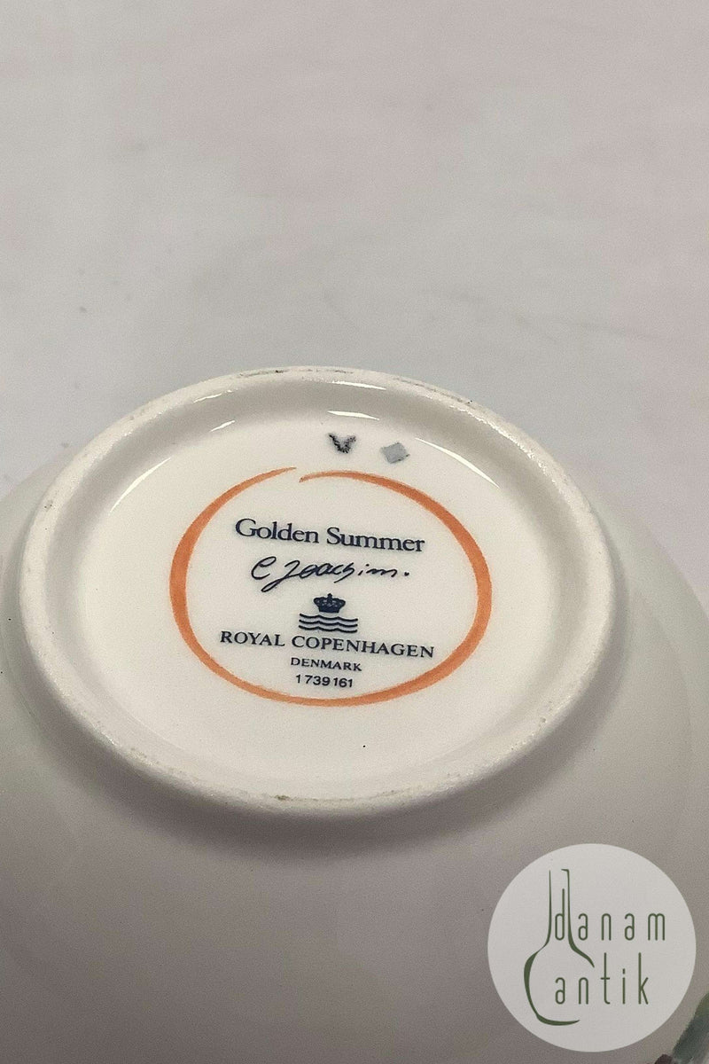 Royal Copenhagen Golden Summer / Gylden Sommer Bowl without Lid No. 161