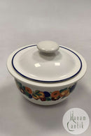 Royal Copenhagen Golden Summer / Gylden Sommer Bowl with Lid No. 161