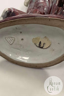 マイケル・アンダーセン セラミックフィギュア「レディ・アンド・シカ」 （Michael Andersen Ceramic Figure of Lady with Deer