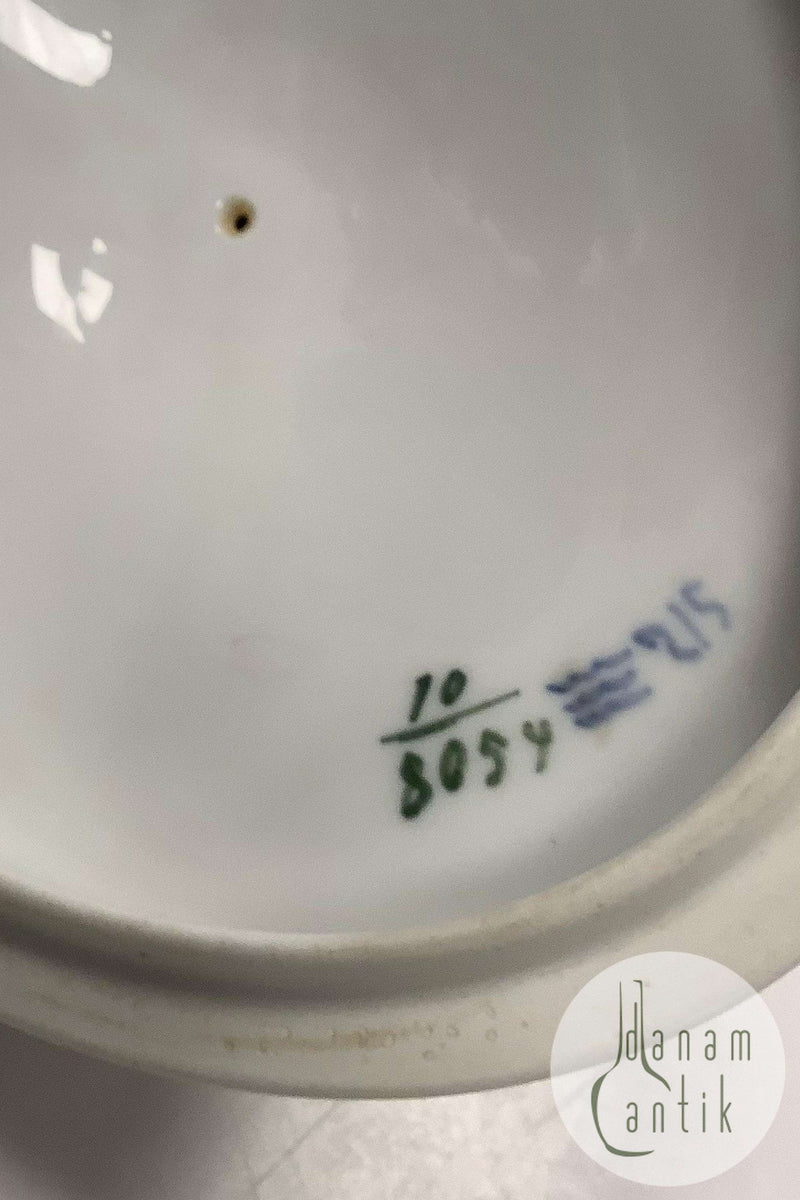 Royal Copenhagen Blå Blomst Flettet Låg til Terrin No. 8054