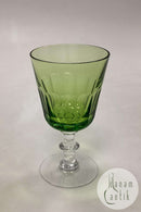 Holmegaard Christian VIII 白葡萄酒杯与绿色茶杯