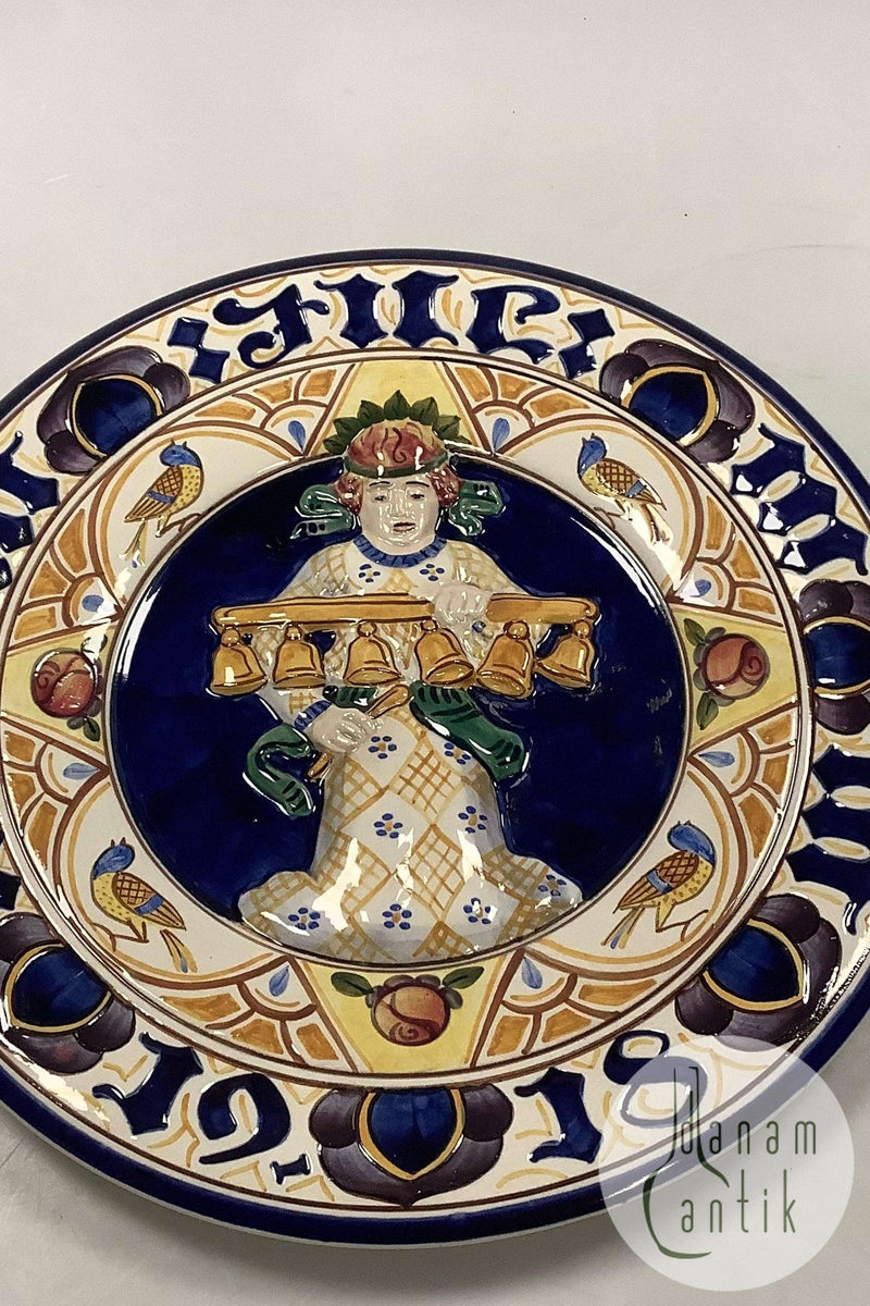 Aluminia Stor Juleplatte fra 1915