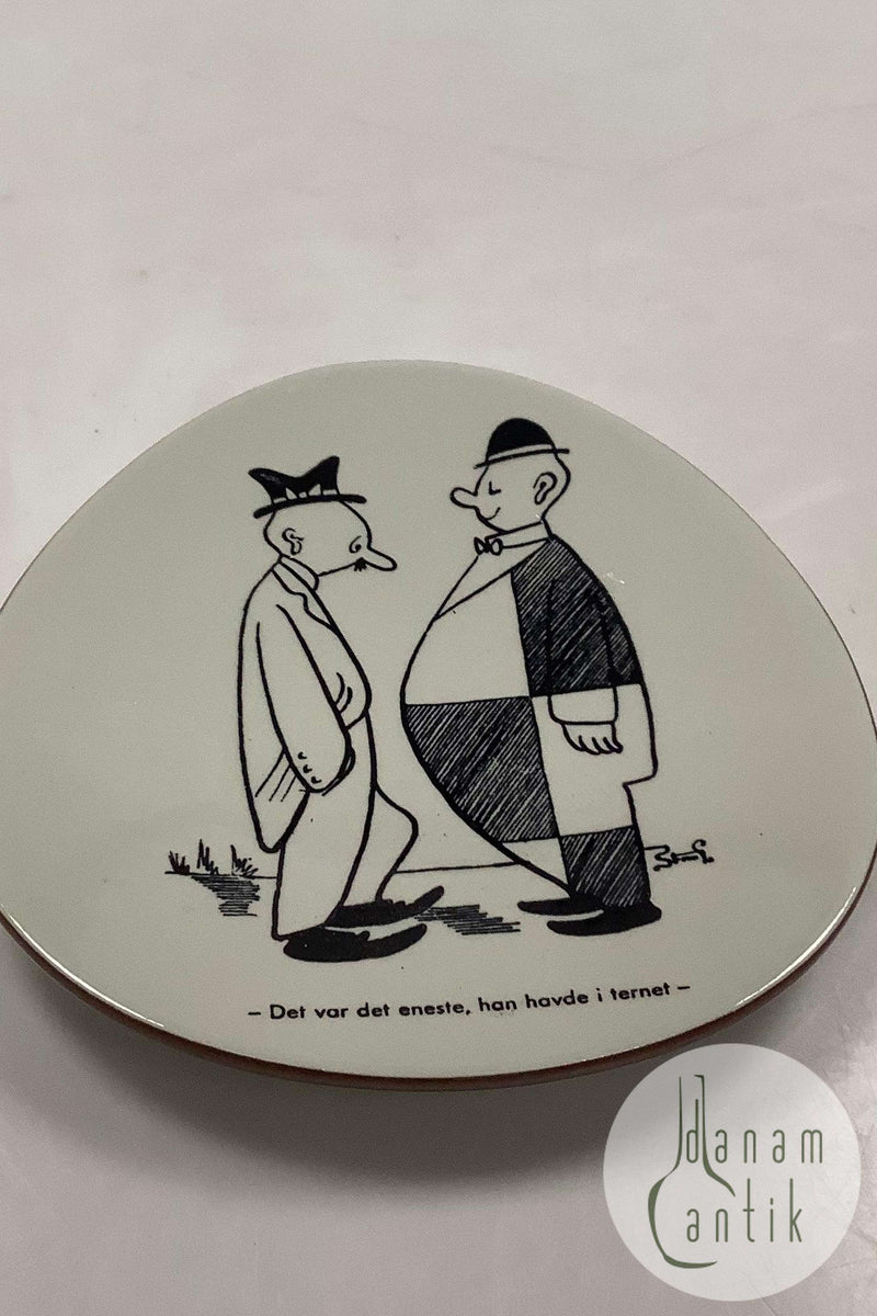 Storm P. Platte fra Knabstrup med Vittighed og tegning