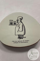 Storm P. Platte fra Knabstrup med Vittighed og tegning