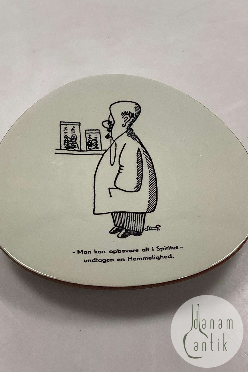 Storm P. Platte fra Knabstrup med Vittighed og tegning