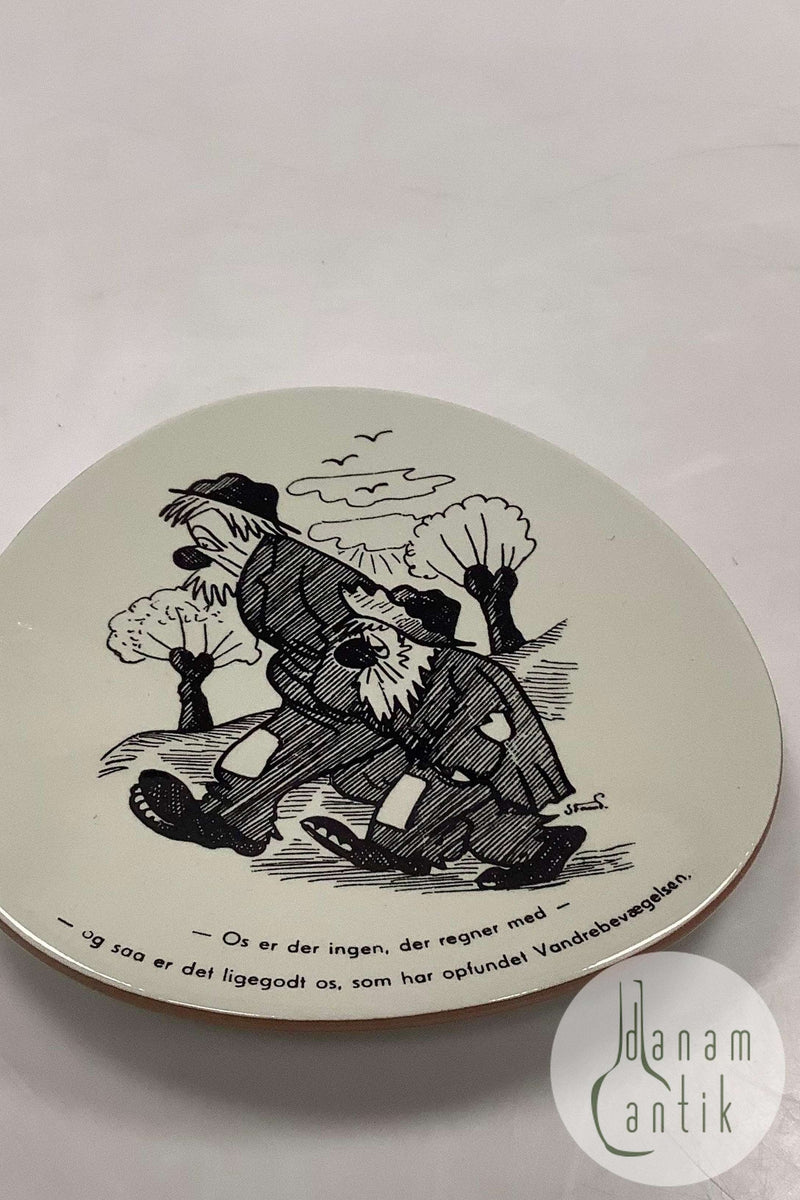 Storm P. Platte fra Knabstrup med Vittighed og tegning