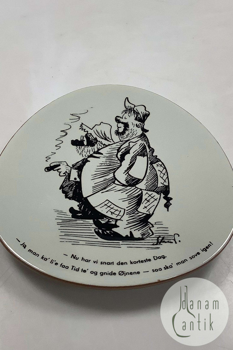 Storm P. Platte fra Knabstrup med Vittighed og tegning