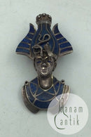 银/电气石胸针/吊坠 埃及法老/大祭司