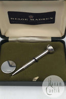William H. Manton, Birmingham, 1978 Sterling Sølv Golf Pen og Markør Sæt