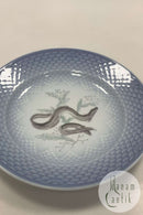 Bing og Grøndahl Blå Tone Fisketallerken Motiv 8 Ål No. 716