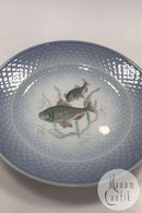 Bing and Grondahl Blue Tone Fish Plate Motif 12 Bream No. 716