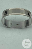 Dänischer Silber Serviettenring Modern Nr. 3