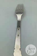 Barnegaffel i Sølv med Kylling Dansk