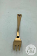Georg Jensen Annual cake fork 1984 in Gold-plated Sterling Silver with enamel