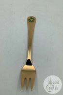 Georg Jensen Annual cake fork 1982 in Gold-plated Sterling Silver with enamel