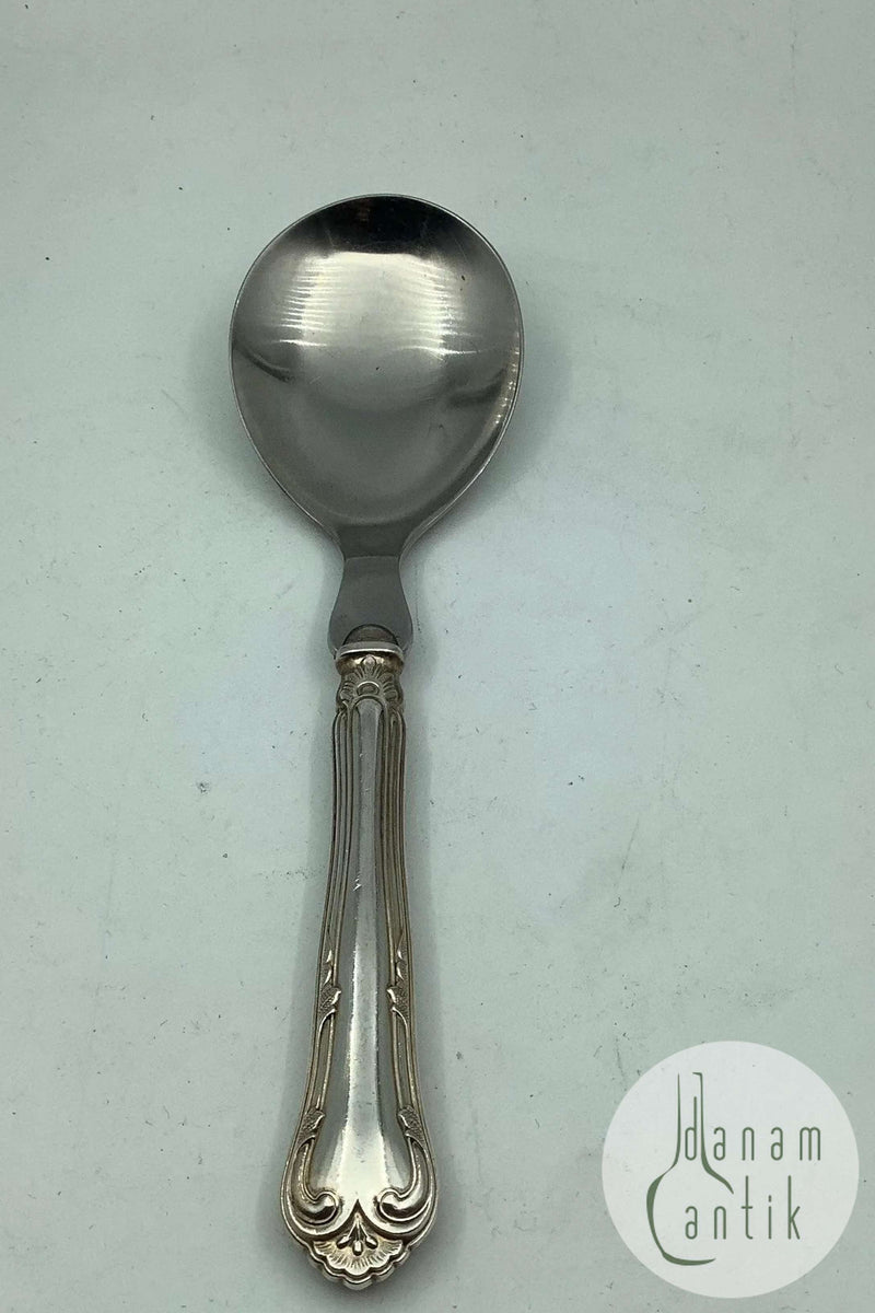 Cohr Herregaard Sølv / stål Serveringsske  Måler 19,5cm / 7.68 inch