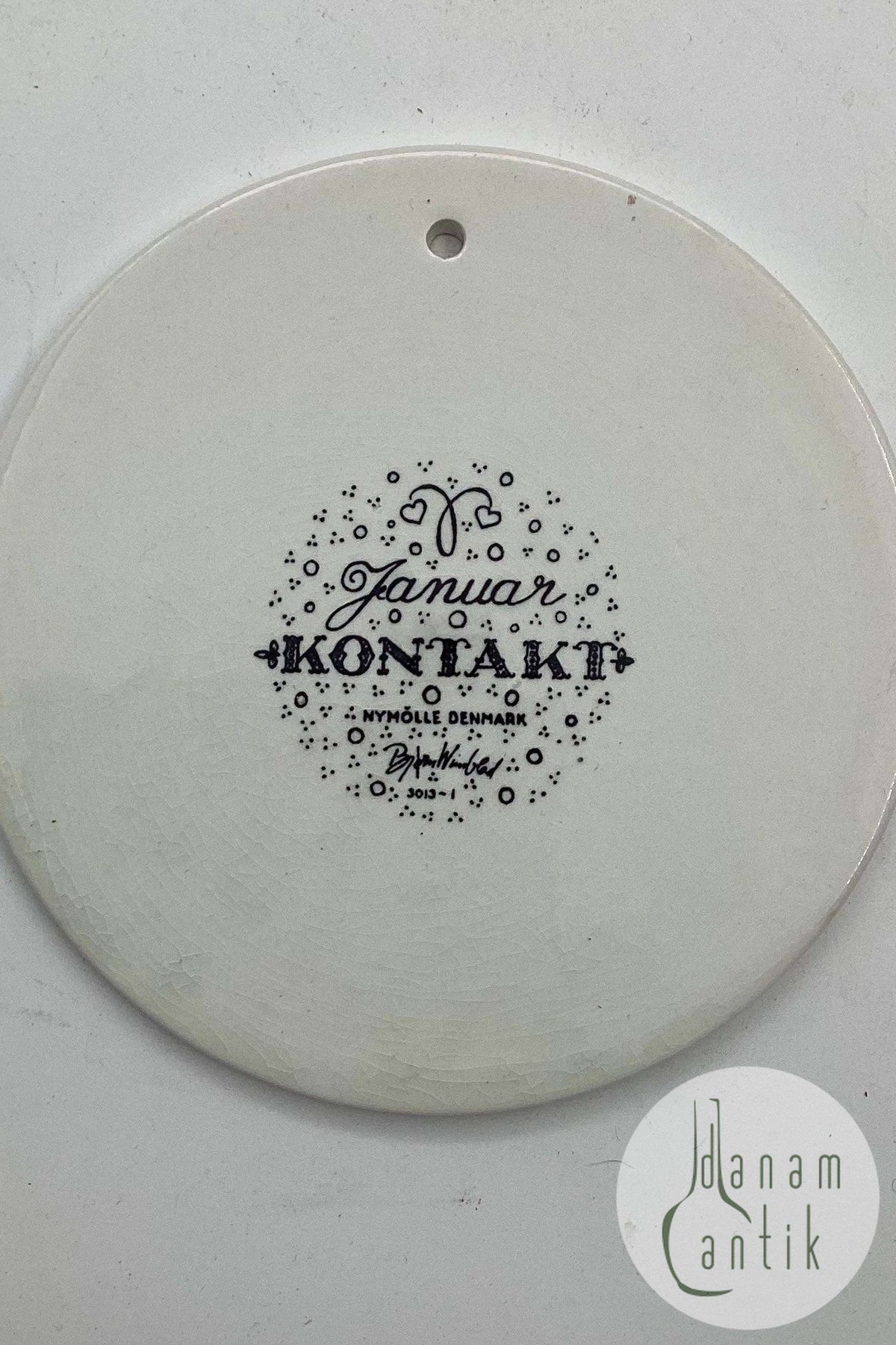 ビョルン・ヴィンブラッドNymølle CONTACTの1月のプレート